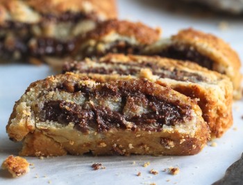 Chocolate Walnut Pinwheel Cookies