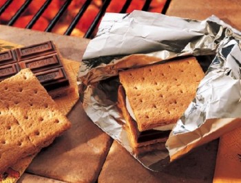 Easy Smores on the Grill Recipe