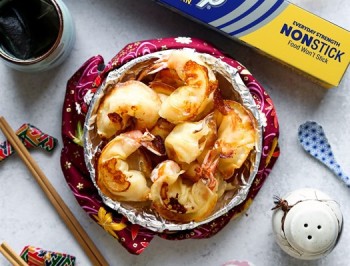 Oven Baked Shrimp and Cheese Dumplings