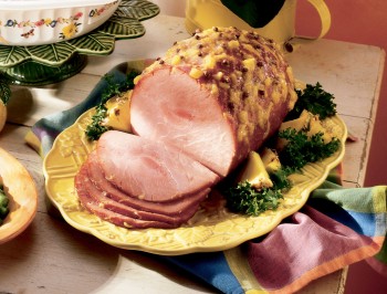 Easter Crushed Pineapple Glazed Ham Recipe