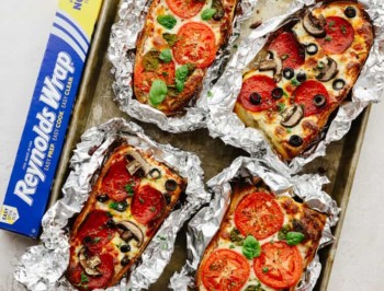 Foil French Bread Pizzas