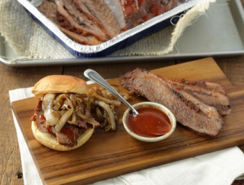 BBQ Brisket with Caramelized Onions