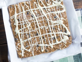 No Bake Blueberry Cookie Bars