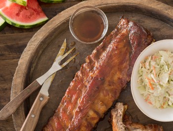 Bourbon-Glazed BBQ Ribs