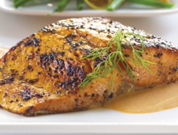 Honey Mustard Baked Salmon