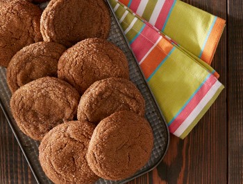 Giant Ginger Snap Cookies
