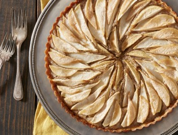 Pear and Hazelnut Frangipane Tart