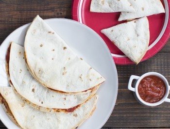 Homemade Pizza Quesadilla