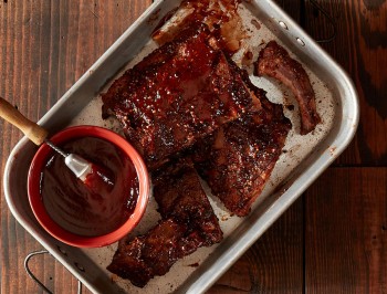 Bourbon-BBQ Glazed Baby Back Ribs