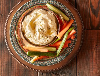 Spicy Roasted Cauliflower and Labneh Spread with Fresh Rosemary