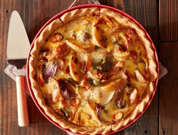 Roasted Vegetable Quiche