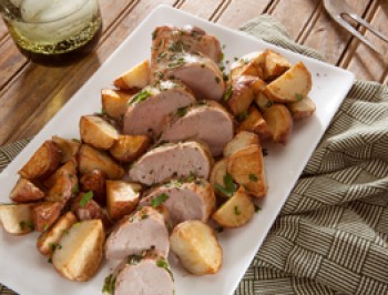 Easy Pork Tenderloin with Roasted Potatoes