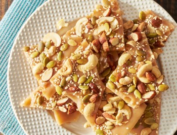 Salted Caramel Nut Brittle