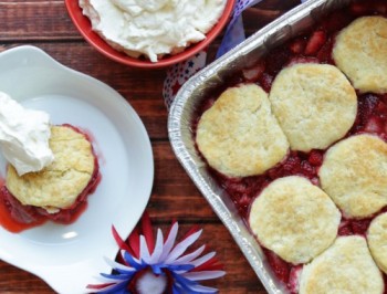 Baked Strawberry Shortcake