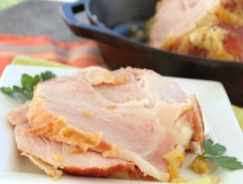 Slow Cooker Holiday Ham with Pineapple Glaze