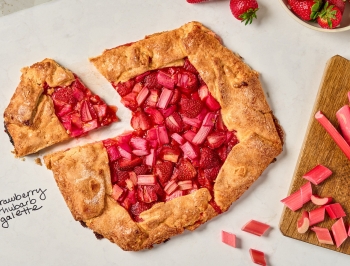 Strawberry Rhubarb Galette