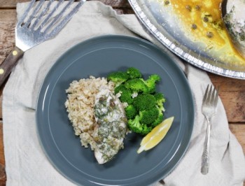 Swordfish with Lemon Butter Sauce