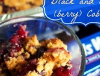 Black and Blueberry Cobbler