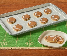 Football Sugar Cookies