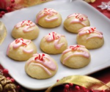Peppermint Meltaways Christmas Cookies