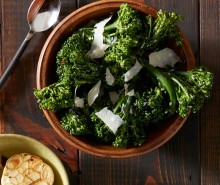 Roasted Broccolini with Garlic and Parmesan