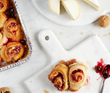 Baked Brie & Jam Rolls