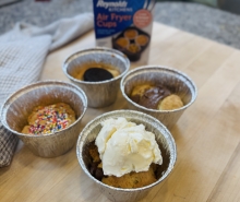 Air Fryer Chocolate Chip Cookie Cups