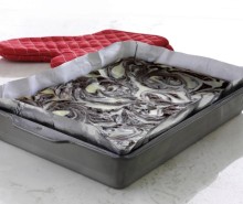 Chocolate Chip Brownies Swirled with Cream Cheese