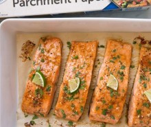 Brown Sugar Lime Baked Salmon