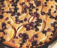 Peach &amp; Blueberry Cobbler
