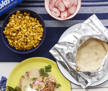 Spicy Fish-Finger Tacos with Quick-Pickled Radishes &amp; Shallots