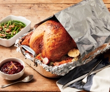 Tent a Roasted Turkey with Foil