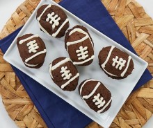 Football-Shaped Whoopie Pies