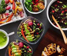 Turmeric Chicken and Black Rice Grain Bowl