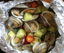 Grilled Clams in Foil