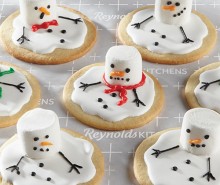 Melted Snowman Sugar Cookies