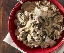 Baked Wild Mushroom Risotto