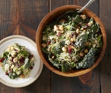 Kale and Brussels Slaw with Quinoa