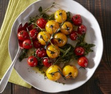 Blistered Tomatoes with Herbs