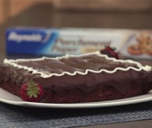 Triple Chocolate Brownie Cake