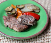 Grilled Pork Tenderloin &amp; Vegetables