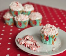 Holiday Peppermint Cupcakes
