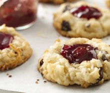 Cherry Sugar Cookie Macaroons