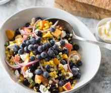 Peach, Blueberry, and Corn Relish Salad