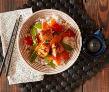 Spicy Salmon and Vegetable Bowl