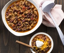 Slow Cooker Turkey Taco Chili