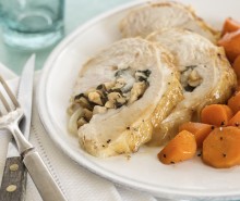 Roast Turkey Breast Stuffed with Apples