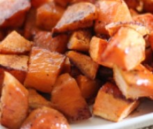 Honey Roasted Sweet Potatoes