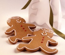 Homemade Gingerbread Cookie Gift Basket