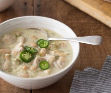 Slow Cooker Salsa Verde Chicken Chili